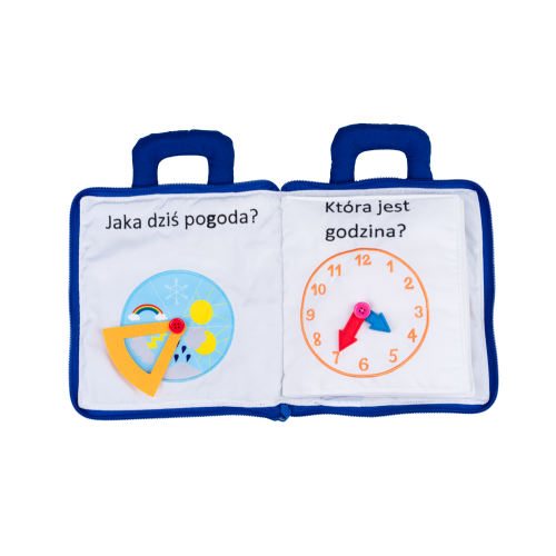 materiałowa książeczka